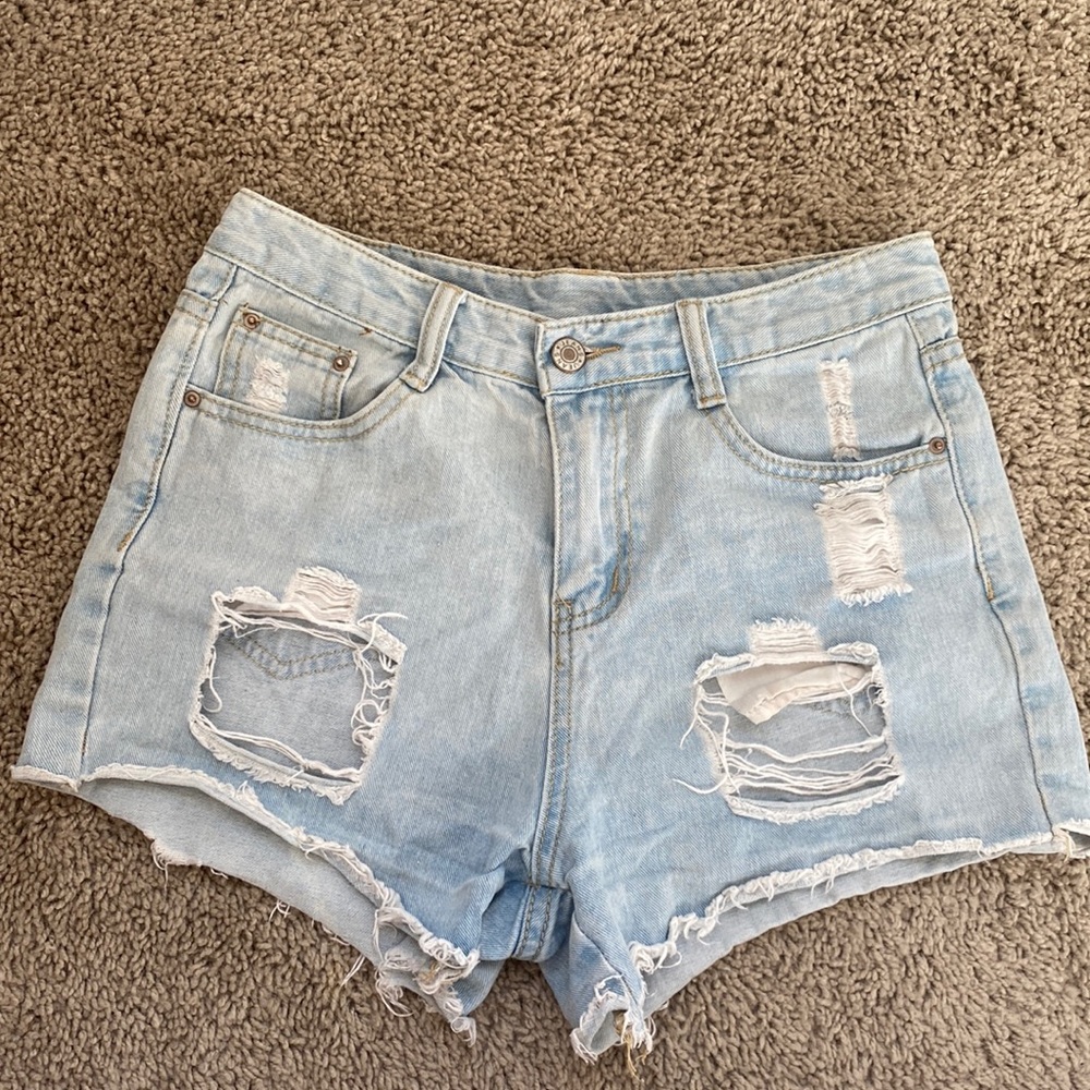 Light wash denim Jean shorts
